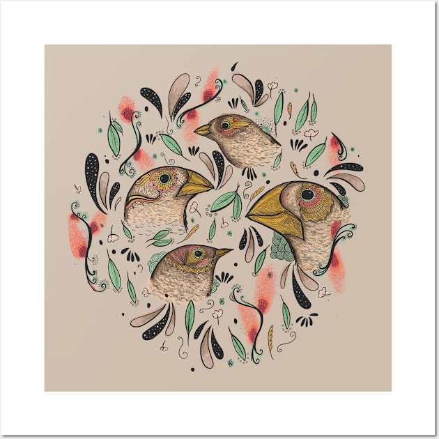 FINE FINCHES Wall Art by ratkiss